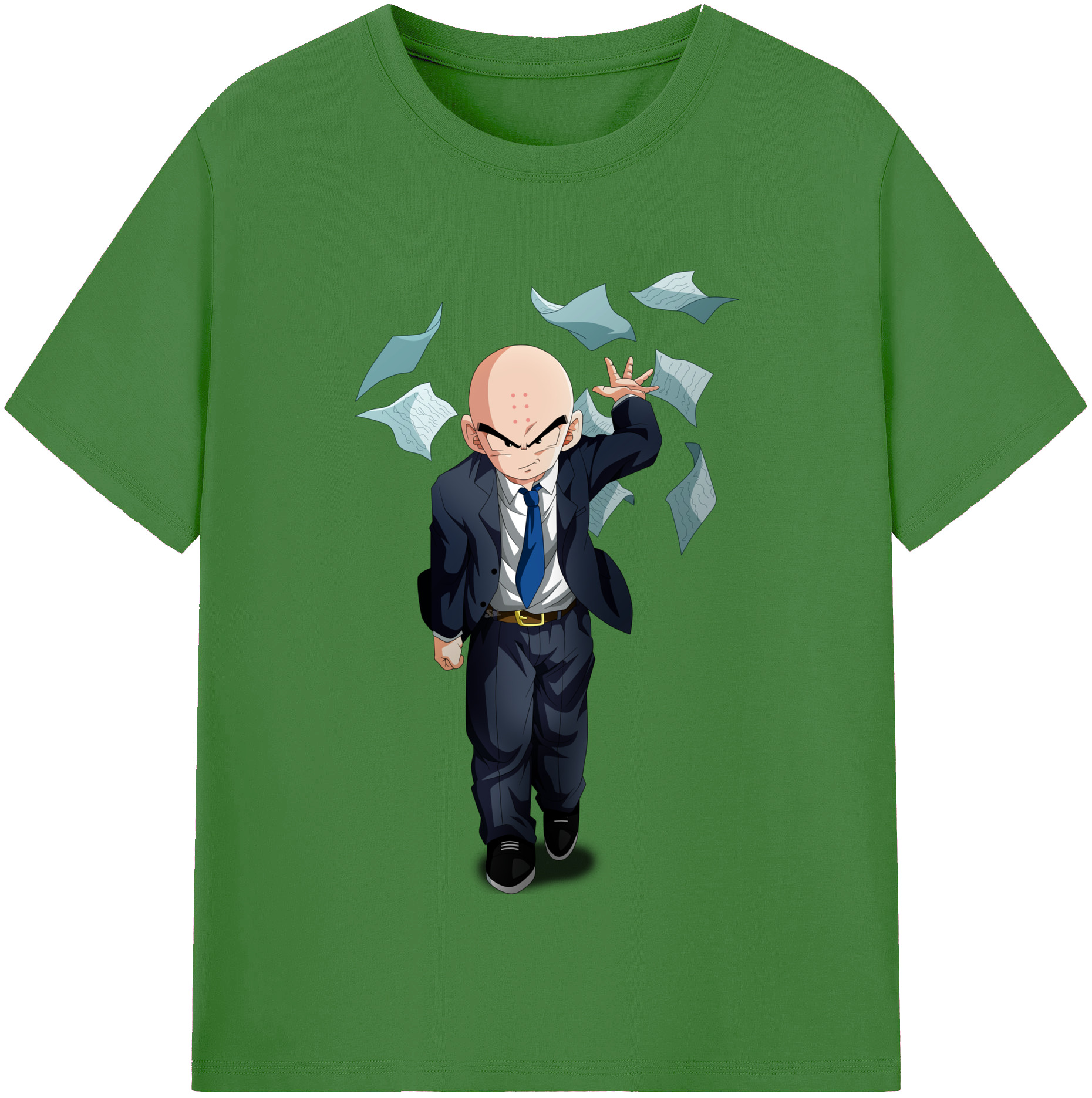 （画像用） ドラゴンボール クリリン DRAGON BALL krillin レディースカジュアルプリントTシャツ（綿100％）